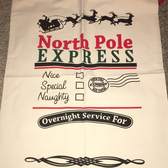 Customizable, BIG. NORTH POLE gift sack - Picture 3 of 5